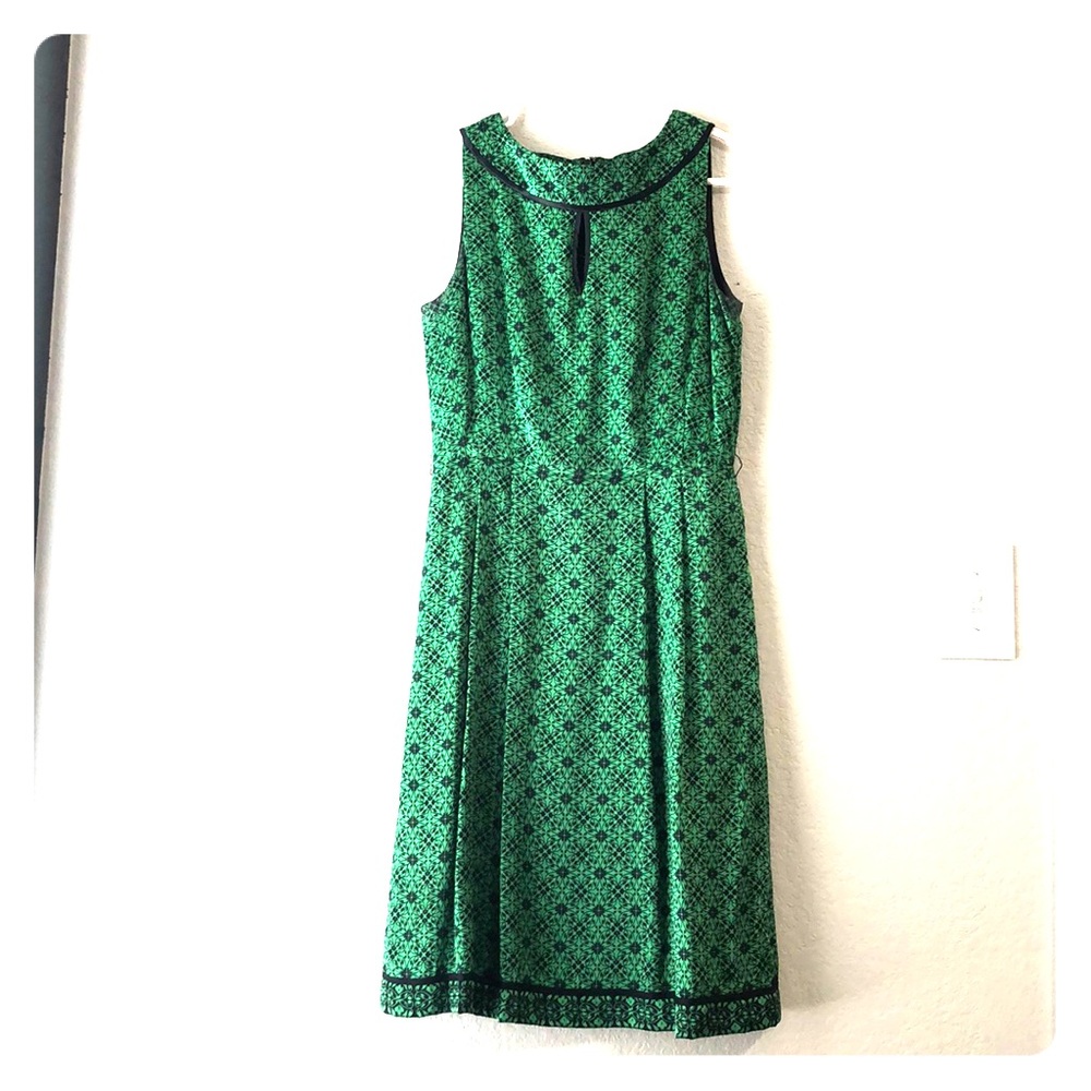 ANTONIO MELANI Green and Black dress